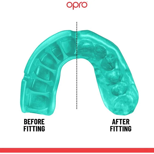 Капа для бокса OPRO Self Fit GEN5 Platinum Fangz