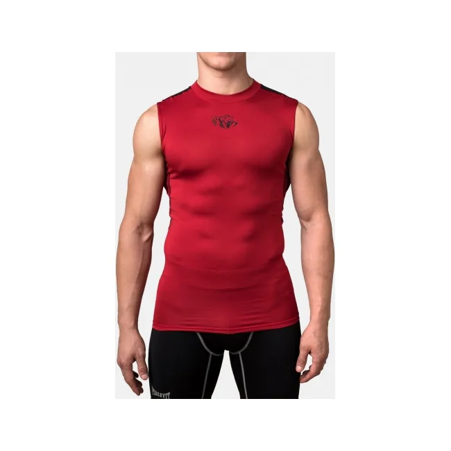 Компрессионная футболка без рукавов Peresvit Air Motion Red Black Tank