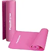 Килимок для фітнесу і йоги POWER SYSTEM PS-4014 PVC Pink (173x61x0.6)