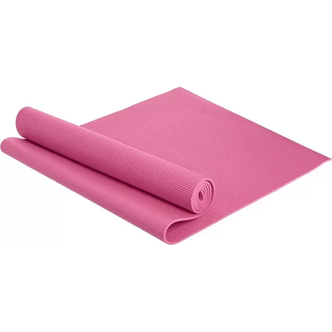 Килимок для фітнесу і йоги POWER SYSTEM PS-4014 PVC Pink (173x61x0.6)
