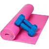 Килимок для фітнесу і йоги POWER SYSTEM PS-4014 PVC Pink (173x61x0.6)