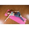 Килимок для фітнесу і йоги POWER SYSTEM PS-4014 PVC Pink (173x61x0.6)