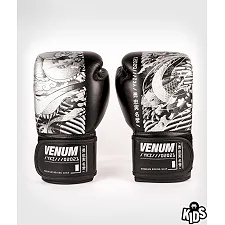Рукавички дитячі для боксу VENUM YKZ21 For Black White