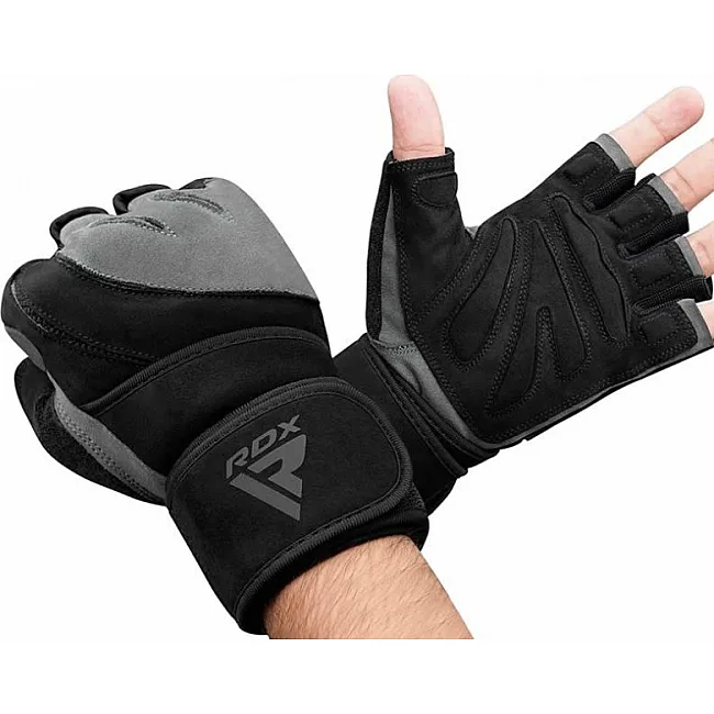 Рукавички для фитнеса RDX L4 Micro Gray/Black