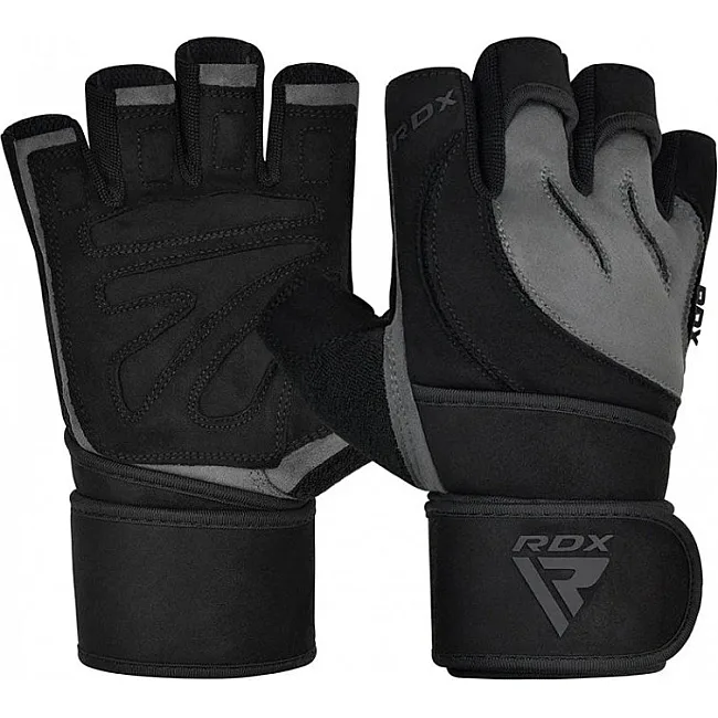 Рукавички для фитнеса RDX L4 Micro Gray/Black