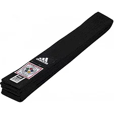 Пояс для дзюдо Adidas Elite IJF (черный, ADIB242J)