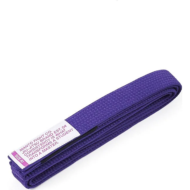 Пояс для кимоно MANTO Belt BJJ Motto Purple