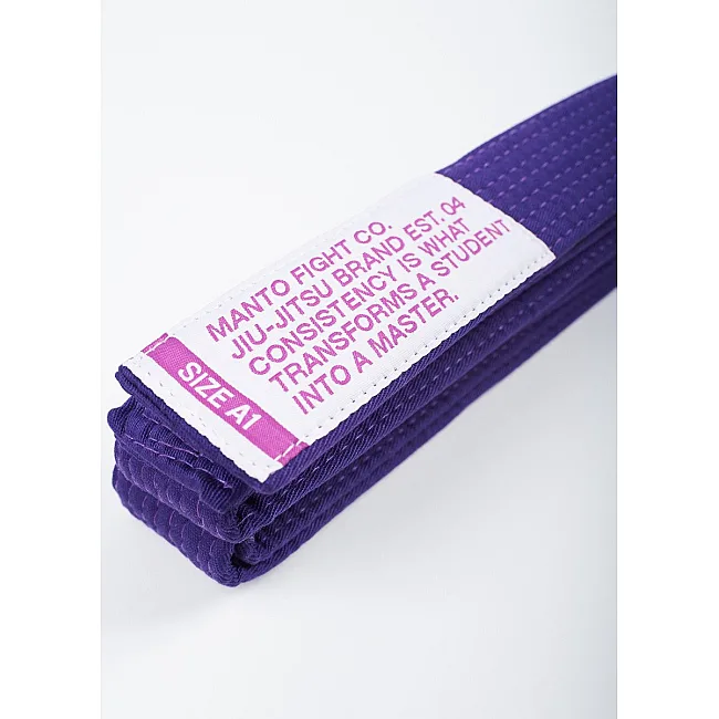 Пояс для кимоно MANTO Belt BJJ Motto Purple