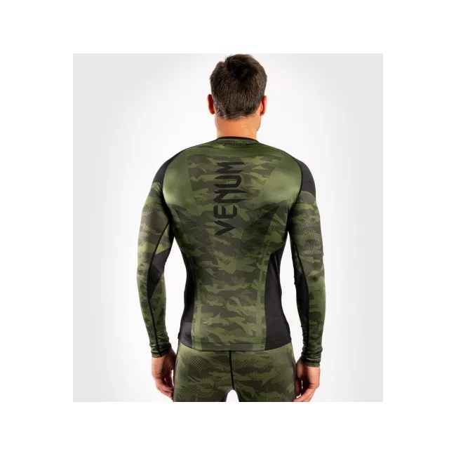 Рашгард з довгим рукавом VENUM Trooper Forest Camo Black