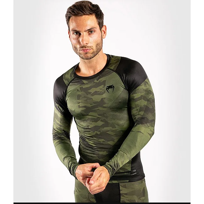 Рашгард з довгим рукавом VENUM Trooper Forest Camo Black