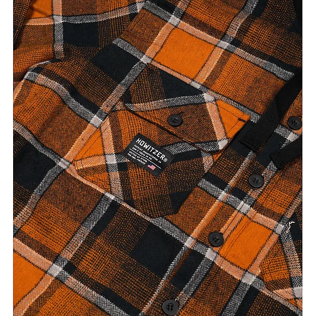 Рубашка HOWITZER Artillery Flannel Brown Multi
