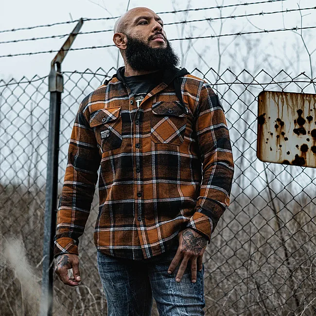 Рубашка HOWITZER Artillery Flannel Brown Multi