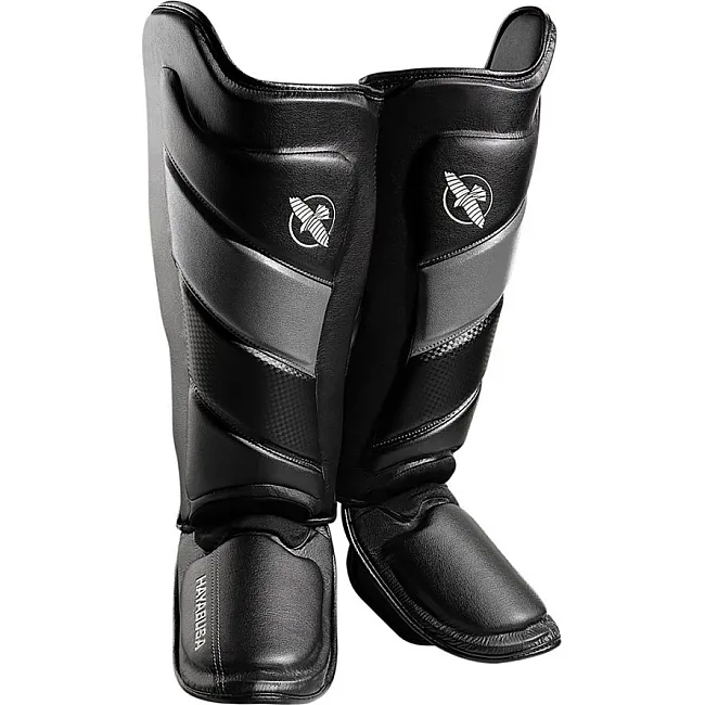 Защита голени и стопы Hayabusa T3 Striking Black Grey