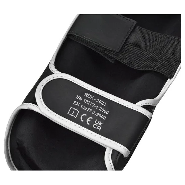 Захисні щитки для ніг RDX F6 Kara MMA Shin Instep Guards Matte White