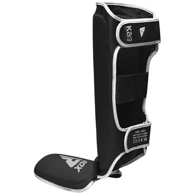 Захисні щитки для ніг RDX F6 Kara MMA Shin Instep Guards Matte White