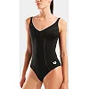 Купальник закрытый для женщин Arena CLIP BACK SWIMSUIT SOLID B черный, белый (для женщин)