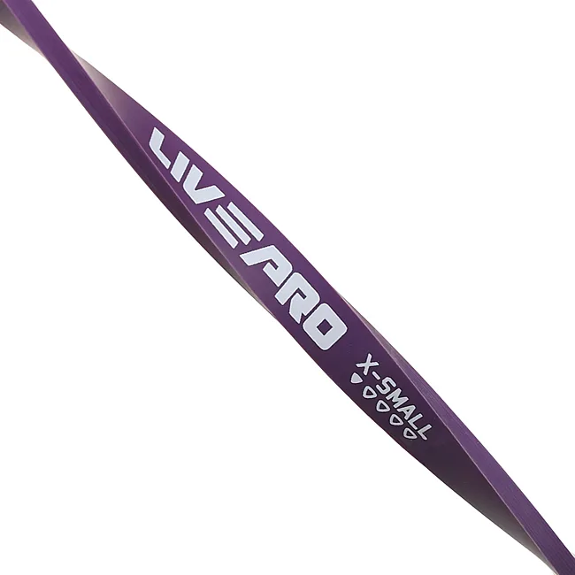 Резина петля для подтягиваний LiveUp SUPER BAND LP8410-XS 7-16кг (Фиолетовый)