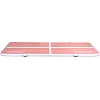 Надувной коврик Airtrack inSPORTline Airstunt 400x100x10 см, розовый