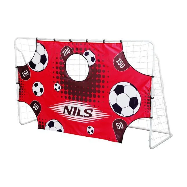 Футбольные ворота с панелью и сеткой BR240P NILS 2в1 240x150cm