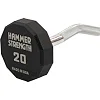 Штанга неразборная с фиксированным весом изогнутая PEV HAMMER STRENGHT TA-9978-20 (Черный)