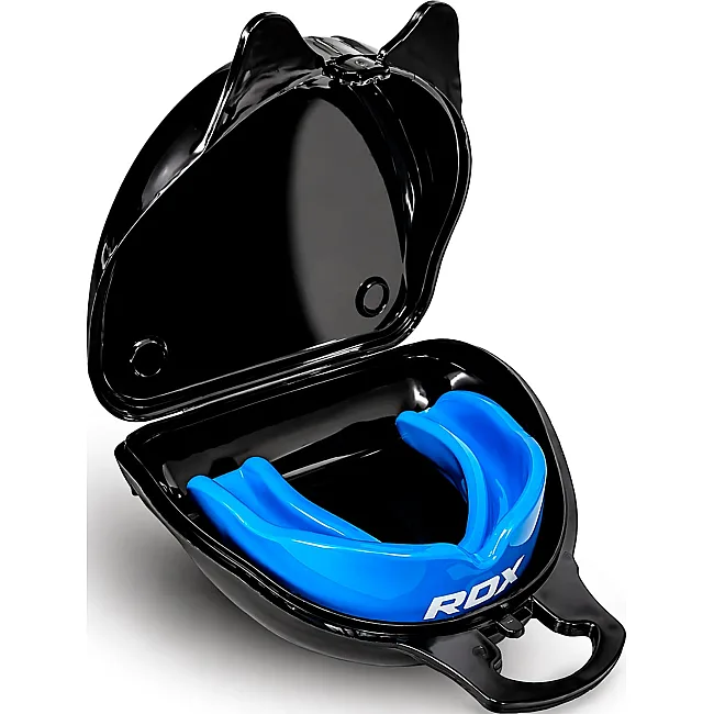 Капа RDX MOUTH GUNDER ARMOURRD JUNIOR синий, белый (для детей) One Size