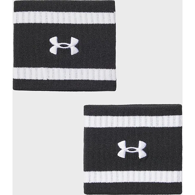 Напульсники UNDER ARMOUR LW Terry WB чорний, білий One Size
