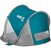 Палатка пляжная NILS CAMP NC3142, бирюзово-серая