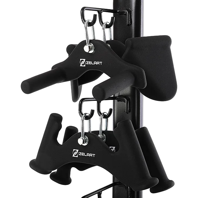 Стойка вертикальная для рукояток и ручек для тренажеров Machine Bar Rack MDbuddy TA-5396
57,3x81x156,1см
