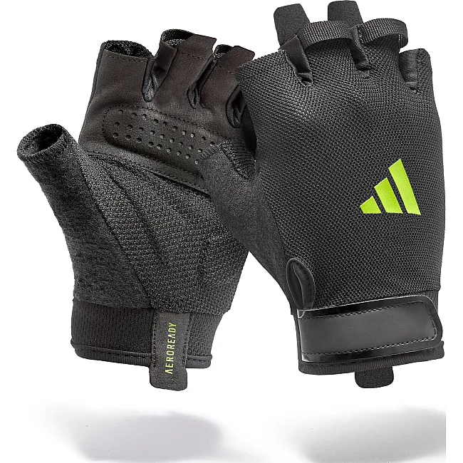Рукавички для тренінгу Adidas Essential Training Gloves чорний, зелений S