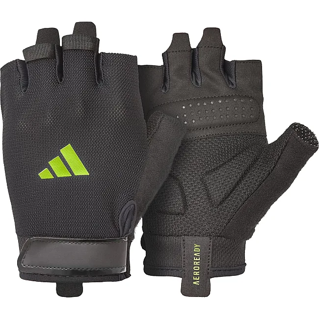 Рукавички для тренінгу Adidas Essential Training Gloves чорний, зелений S