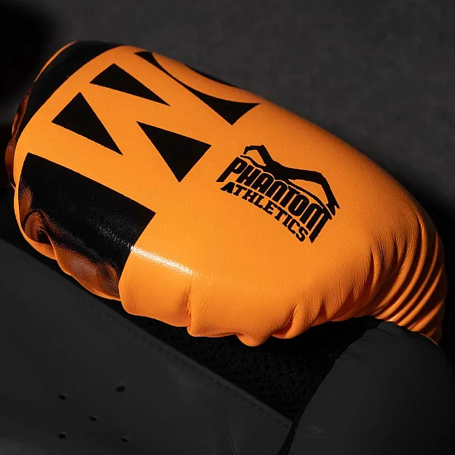 Боксерские перчатки Phantom APEX Neon Orange (капа в подарок)