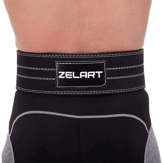Пояс для пауэрлифтинга кожа
 ZELART
 SB-165150 см
 спинка-10см
