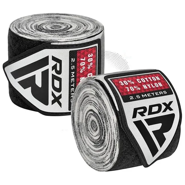 Бинти для боксу RDX Hand Wraps CAMO Grey (2.5м.)