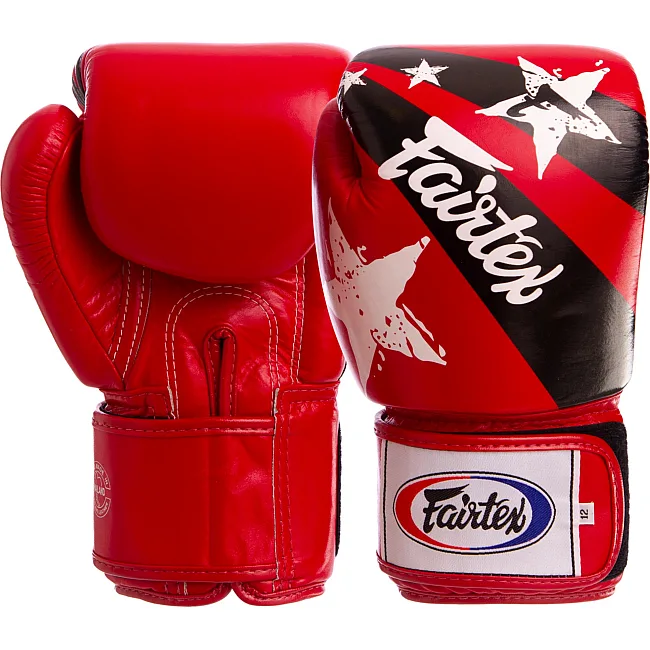 Рукавички для боксу


 шкіряні FAIRTEX BGV1N NATION PRINT 10-16унцій (Червоний-чорний)