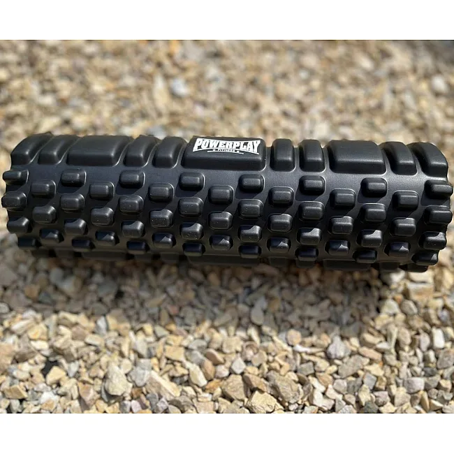 Массажный ролик (роллер) PowerPlay 4342 Massage Roller Черный (30x10см.)