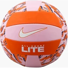 М'яч волейбольний Nike ALL COURT LITE VOLLEYBALL DEFLATED PINK RISE/SAFETY ORANGE/WHITE size 5