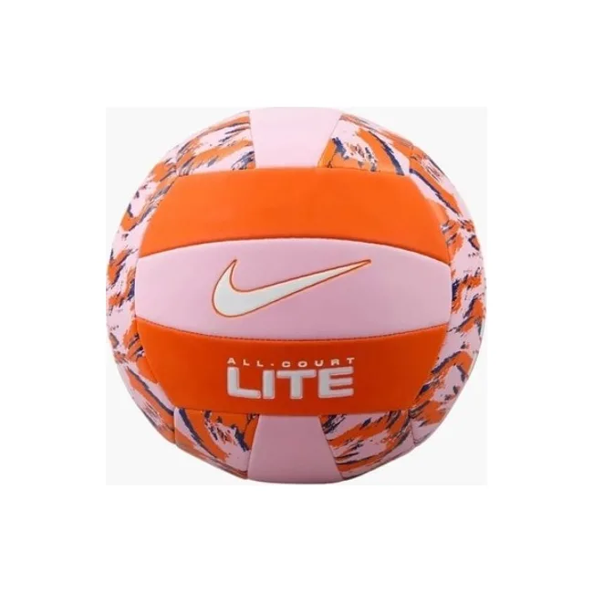 М'яч волейбольний Nike ALL COURT LITE VOLLEYBALL DEFLATED PINK RISE/SAFETY ORANGE/WHITE size 5