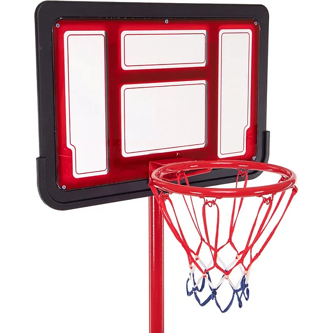 Мобильная баскетбольная стойка
 с регулируемой высотой SP-SPORT
 KID S881A
 60x40см кольцо ø30см
 140 см
-200см