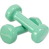 Гантели для фитнеса виниловые ZELART Beauty TA-5225-1 2шт 1кг (Мятный)