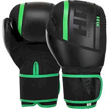 Рукавички боксу PU HARD TOUCH BO-4250 (Чорний-зелений)
