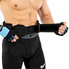 Пояс атлетический текстильный LiveUp LP8717 спинка-18см,