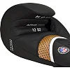Боксерські рукавиці RDX AURA PLUS T-17 Black Golden (капа в комплекті)