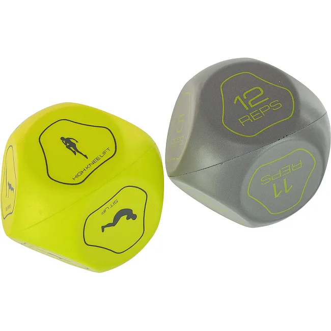 Кубики для тренувань кістки для фітнесу Sports Dice MDbuddy FI-5343 2штуки ø7,5см
