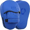 Лапа боксерская изогнутая тренировочная кожа HARD TOUCH BO-4231 19x5x25см 2штуки (Синий)