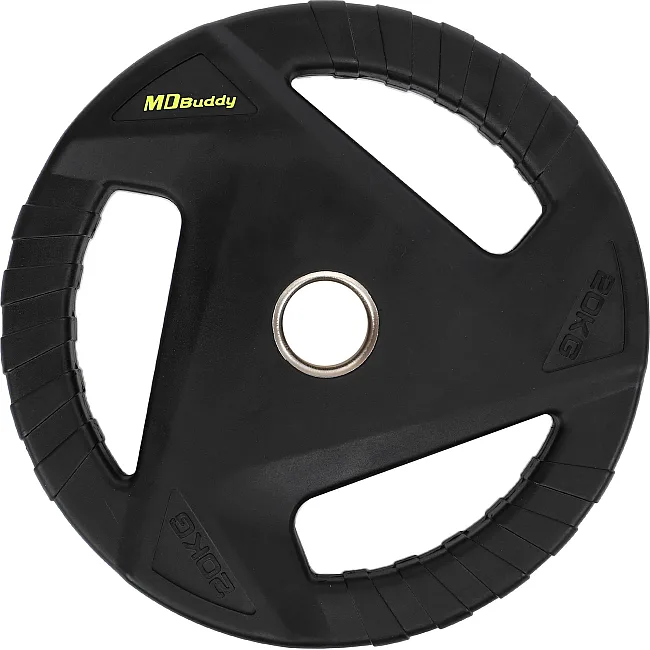 Блин для штанги обрезиненный
 MD Buddy TA-9649-20 51мм 20кг