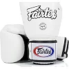 Боксерские перчатки Fairtex BGV1 White (бинты в комплекте)