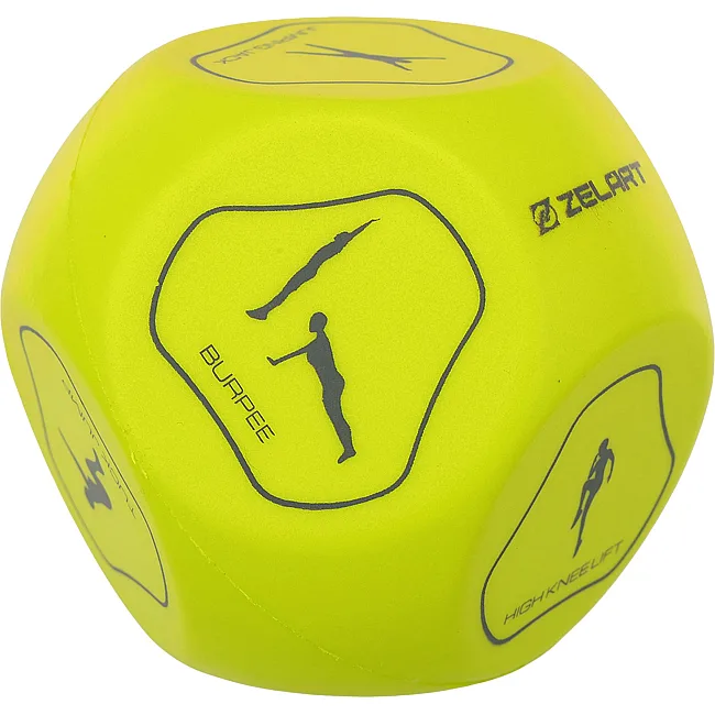 Кубики для тренувань кістки для фітнесу Sports Dice MDbuddy FI-5343 2штуки ø7,5см