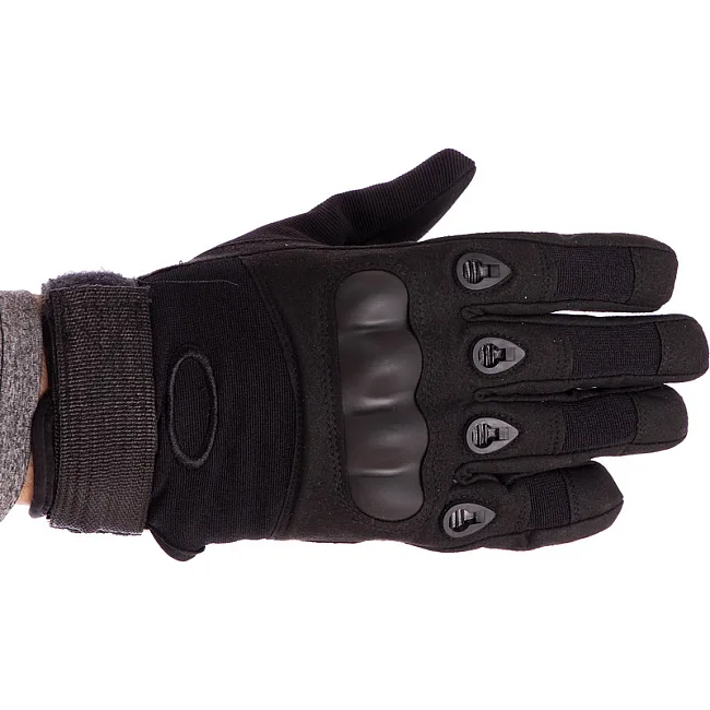 Распродажа! Тактические перчатки с усиленым протектором OAKLEY BC-4623 (Черный)