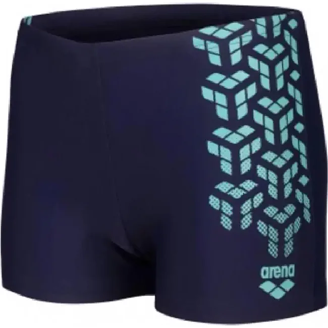 Плавки детские Arena KIKKO V SWIM SHORT GRAPHIC синий, бирюзовый