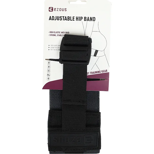 Распродажа! Резинка для фитнеса тканевая регулируемая ADJUSTABLE HIP BAND EZOUS EZOUS K-01